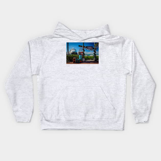 Fantasy, Island Kids Hoodie by Enzwell